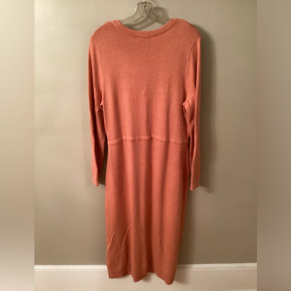 PURE JILL J JILL SIZE MED LONG SLEEVE SWEATER DRESS - Picture 3 of 7